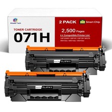 2-Pack 071/071H High Yield Black Toner for Canon LBP122dw MF273dw MF275dw picture