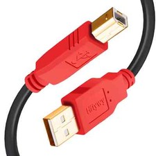 Printer Cable 30 Ft Long USB Printer Cable Cord USB 2.0 Type a Male to B Male picture
