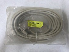 25 Foot DB25 Male To Female Serial Cable picture