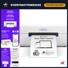 Wireless 4x6 Thermal Shipping Label Printer - Wi-Fi, Fast & Easy Setup, Compact picture