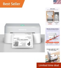Compact Bluetooth 4x6 Thermal Printer - High-Speed, Monochrome Label Printing picture