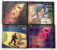 (4) 1994 APPLE DEVELOPER GROUP CDS SEEK NIGHT, LITTLE BITMAN, SYSTEM SOFTWARE picture