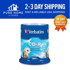 100 Pack of 52x CD-R Blank Discs - 700MB, 80 Min for Data & Music Storage picture