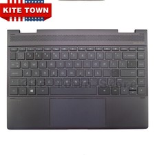 New Palmrest w/Backlit Keyboard Brown For HP Spectre 13-AE X360 13.3