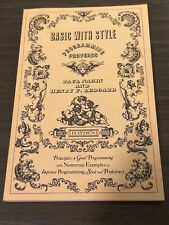 BASIC with Style Hayden book company vintage computer programming 1978 nice cond picture