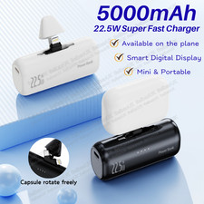 Mini Portable Charger 22.5W Fast Charging 5000mAh Type-C Power Bank For iPhone picture