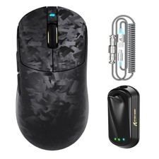 ATTACK SHARK RS3 Ultra 8K Wireless Gaming Mouse Black picture