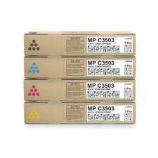 MP C3503 C3003 Toner Cartridge set (4 Pack, 1BK/1C/1M/1Y) - Lovn 841813 84181... picture