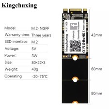 Kingchuxing 128GB M.2  SATA NGFF SSD 2242 2260 2280 Solid State Hard Drives picture