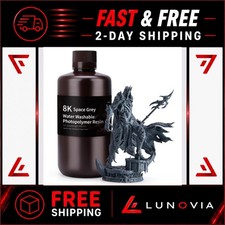 ELEGOO 8K Water Washable 3D Printer Resin - Low Odor, High Precision picture