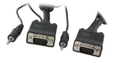 StarTech 30 ft Coax High Resolution Monitor VGA Cable with Audio HD15 M/M picture