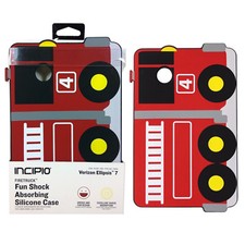 Incipio Firetruck Durable Shock Absorbing Silicone Case for Verizon Ellipsis 7 picture