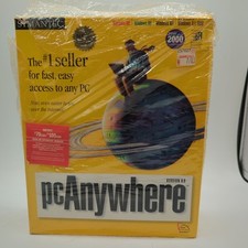 SYMANTEC PC Anywhere Version 9.0 Software w/ CD-ROM and Cables NEVER USED - CS10 picture
