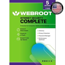 Internet Security Complete 2026: 5 Device Antivirus with Password Manager & C... picture