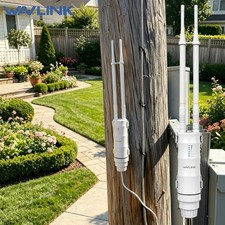 WAVLINK Outdoor Access Point AC1200 N300 AC600 Long Range WiFi Extender IP67 PoE picture