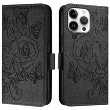 Flip Leather Rose Wallet Cover Case For Vivo Y17 Y30 Y76 V40 V50 Y38 Y39 IQOO Z9 picture
