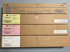 Konica Minolta TN512 YMCK Toner Cartridges Set For BizHub C454 C554 C454e C554e picture
