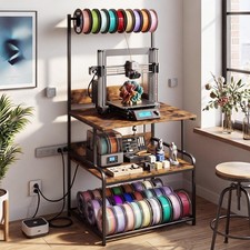 Printer Stand with Filament Storage, Metal 3D Printing Table picture