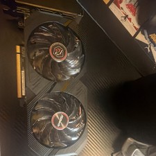 ASRock AMD Radeon PCIe x16 Graphics Card Dual Fan Heatsink, Multi-Monitor picture