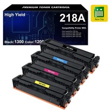 218A 4 Pack With Chip Toner Compatible for HP 3201dw 3301cdw 3301sdw Printers picture
