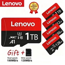 Lenovo 1TB 2TB 256GB 128GB Micro SD TF Memory Card Camera Phone Computer picture