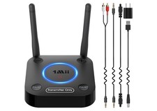 1Mii B06TX Bluetooth Transmitter for TV aptX Low Latency Dual Link Optical RCA picture