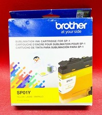 NEW GENUINE BROTHER SP01Y SUBLIMATION INK CARTRIDGE for SP-1 YELLOW exp 11/25 picture