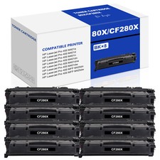 8x Premium Black CF280X 80X Toner Cartridge For HP Laserjet Pro 400 M401n M425dn picture