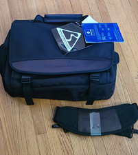 Samsonite Classic 31 Black Canvas Padded 15in Laptop Shoulder Strap/MessengerBag picture
