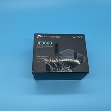 TP-Link TL-WR3602BE BE3600 Dual Band Wi-Fi 7 Portable Travel Router w/ Box Black picture