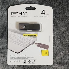 PNY Attaché 4GB USB 2.0 USB Flash Drive Black for Mac (P-FD4GBATT03-EF/DG) picture