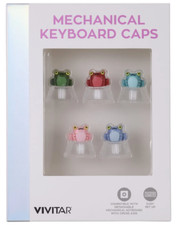 Set 6‼ Vivitar Mechanical Keyboard Caps Frogs Novelty Keycap Gamer Gaming Gift picture