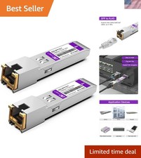 Seamless SFP to RJ45 Transceiver - 1000BASE-T for Network Professionals, 2 Pack picture
