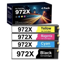 972X Ink 4-Pack for HP PageWide Pro 477dn 577z 452dw 552dw High Yield CMYK picture