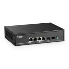 4 Port 2.5G PoE Switch with 2 Port 10G SFP+ Slot, 4 x 2.5G BaseT Ports Compat... picture