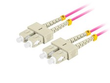 Patchcord światłowodowy Lanberg MM SC/UPC-SC/UPC DUPLEX 3.0mm OM4 50/125 LSZH 5m picture