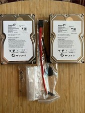 TWO (2) Seagate 1TB SATA 3.5 HDD, ST31000520AS 9TN154-510 5900 RPM picture