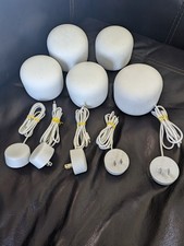 Google Nest Wifi 5 Pack. 3 Routers, 2 Points. AC Cords.  picture