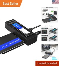 M.2 NVMe SSD Enclosure Adapter, 10Gbps SATA & M.2. NVMe Dual Bay Offline Clon... picture
