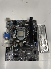 MSI H81M-E34 Mini-ATX LGA 1150 DDR3 HDMI VGA DVI Motherboard With CPU Processor picture
