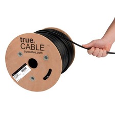 TRUE CABLE Cat6 Direct Burial Bulk Ethernet, Gel Filled, Unshielded, 500ft, B... picture