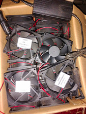 Black 90mm 12V 2-Pin Hydraulic Bearing PC Case Fan, 2500RPM 90.2CFM picture
