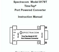 Spectracom 8179T TimeTap RS-485 to RS-232 Serial Timecode Format CNVRT ( NEW ) picture