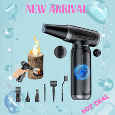 Electric Air Duster 330000RPM Cordless Keyboard Cleaner Type-C Rechargeable picture