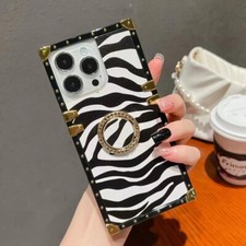Leopard Zebra Feather Luxury Boxy Trunk Case For A34 A36 A56 A26 A17 A06 A16 A54 picture