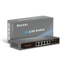 7Port 2.5G Unmanaged Ethernet Switch 5x 2.5G RJ45 & 2x 10G SFP+ Uplink Metal picture