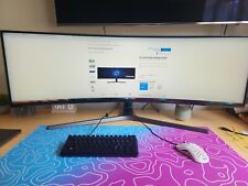 Samsung CHG90 49 inch curved QLED Monitor 1ms response time, 32:9 aspect ratio picture