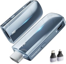 2026 Upgrade Wireless HDMI Transmitter and Receiver 400FT/120M, LDS Antenna L... picture