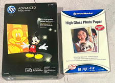 HP Advanced Glossy & Printworks Inkjet Photo Paper 4 x 6 NEW Unopened 160 Sheets picture