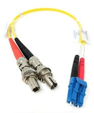 1FT Fiber Optic Adapter Cable LC M ST F Singlemode 9/125 Duplex Patch Cable picture